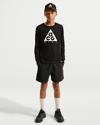 00s NIKE ACG wide buggy shorts cboy 膝丈 Nike ACG Big Kids' Pull-On Hiking Shorts. Nike.com